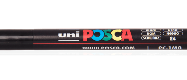 POSCA BLACK 24 - PC-1MR Thumbnail