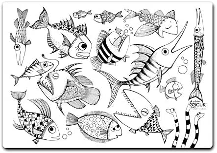Funny Mat Coloring - Fish Thumbnail