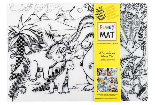 Funny Mat Coloring - Jurassic Thumbnail