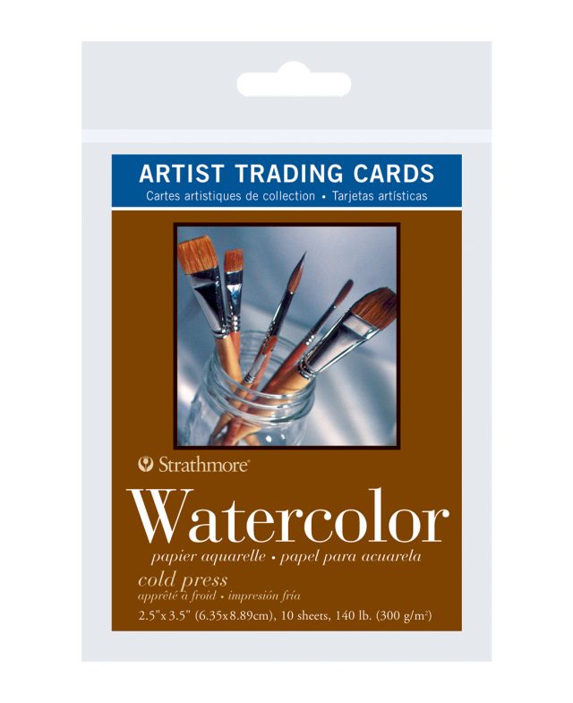ARTIST TRADING CARDS WATERCOLOR 140 lb 10 SHEETS 2.5