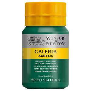 Galeria Acrylic Permanent Green Deep 250ml Thumbnail