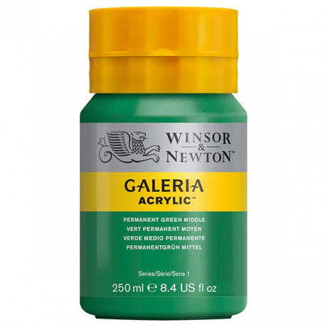 Galeria Acrylic Permanent Green Middle 250ml Thumbnail
