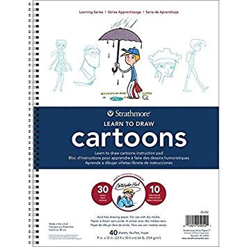 LEARN TO DRAW CARTOONS 40 SHEETS 9