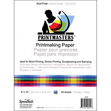 PRINTMASTERS PRINTMAKING PAPER 50 SHEETS 9
