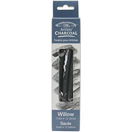 ARTISTS CHARCOAL WILLOW 12 THICK STICKS Thumbnail