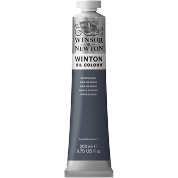WINTON OIL COLOUR PAYNES GRAY 200ml Thumbnail
