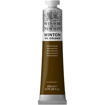 WINTON OIL COLOUR VANDYKE BROWN 200ml Thumbnail