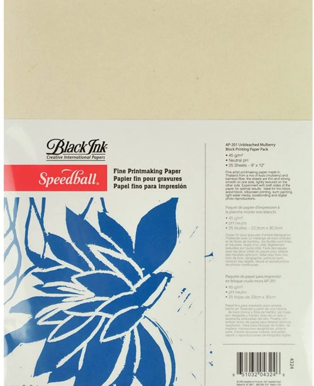 Speedball - Unbleached Mulberry Paper Natural - 9