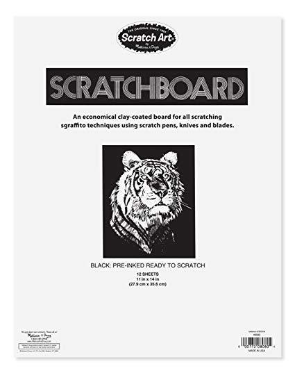 SCRTCHBOARD BLACK 12 SHEETS Thumbnail