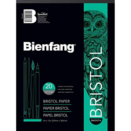 BIENFANG BRISTOL PAPER PAD 20 SHEETS 9
