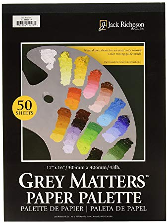 GRAY MATTERS PAPER PALETT 43 LB 50 SHEETS 12