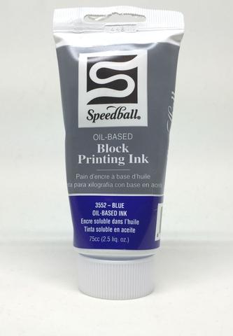 BLOCK PRINTING INK BLUE 75ml Thumbnail