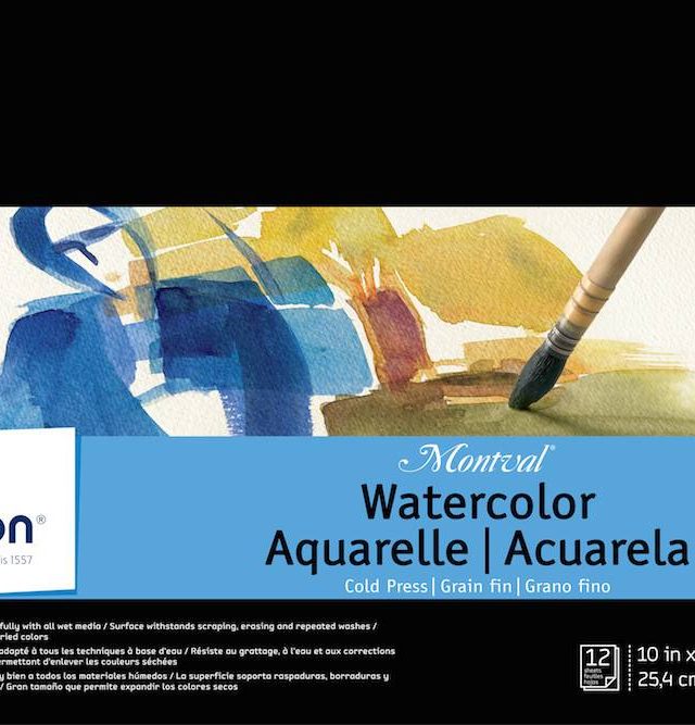 WATERCOLOUR PAD BOUND 140 lb 10