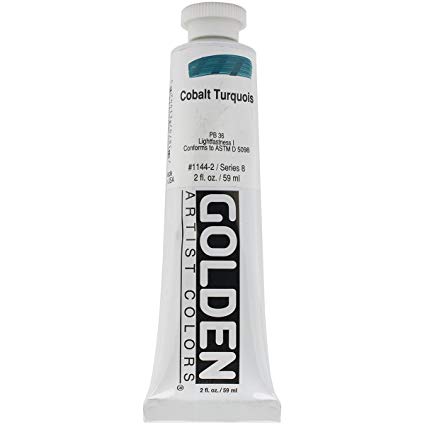 Golden Heavy Body Acrylic Cobalt Turquoise 59ml Thumbnail