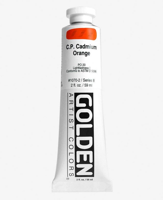 Golden Heavy Body Acrylic Cadmium Orange 59ml Thumbnail