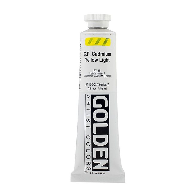 Golden Heavy Body Acrylic Cadmium Yellow Light 59ml Thumbnail