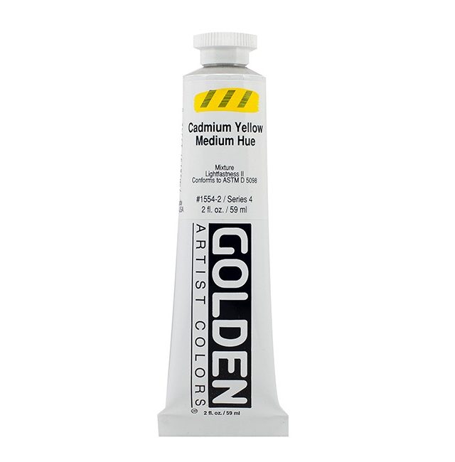 Golden Heavy Body Acrylic Cadmium Yellow Medium Hue 59ml Thumbnail