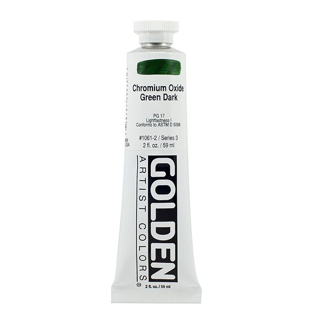 Golden Heavy Body Acrylic Chromioum Oxide Green Dark 59ml Thumbnail