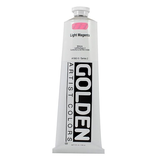 Golden Heavy Body Acrylic Light Magenta 59ml Thumbnail