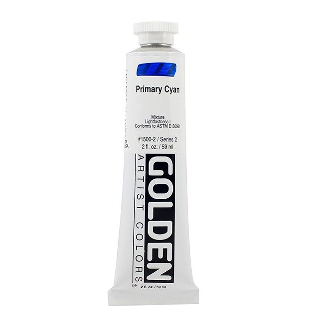 Golden Heavy Body Acrylic Primary Cyan 59ml Thumbnail