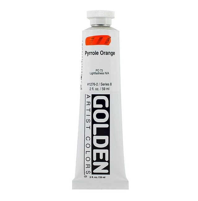 Golden Heavy Body Acrylic Pyrrole Orange 59ml Thumbnail