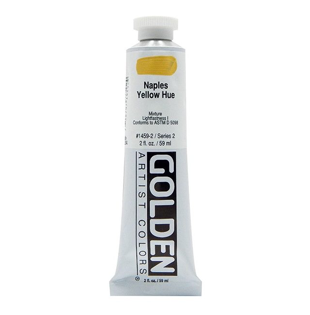 Golden Heavy Body Acrylic Naples Yellow Hue 59ml Thumbnail
