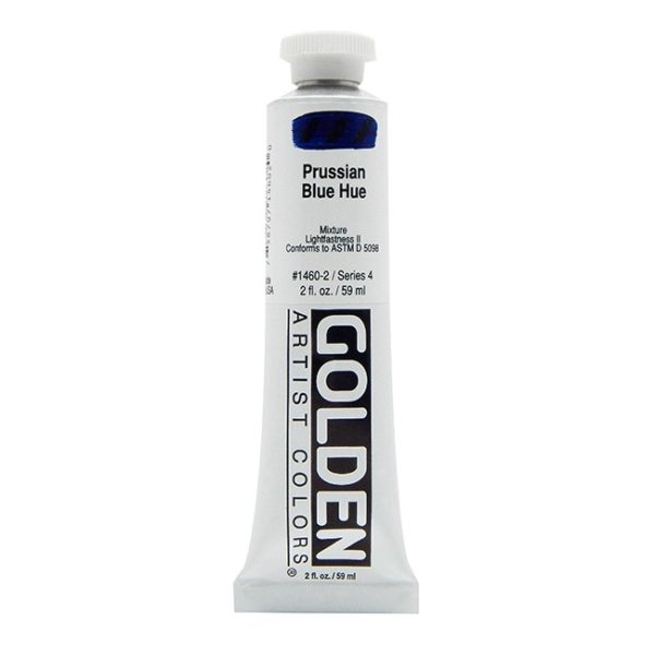 Golden Heavy Body Acrylic Prussian Blue Hue 59ml Art Cansel Art Supplies St. John's