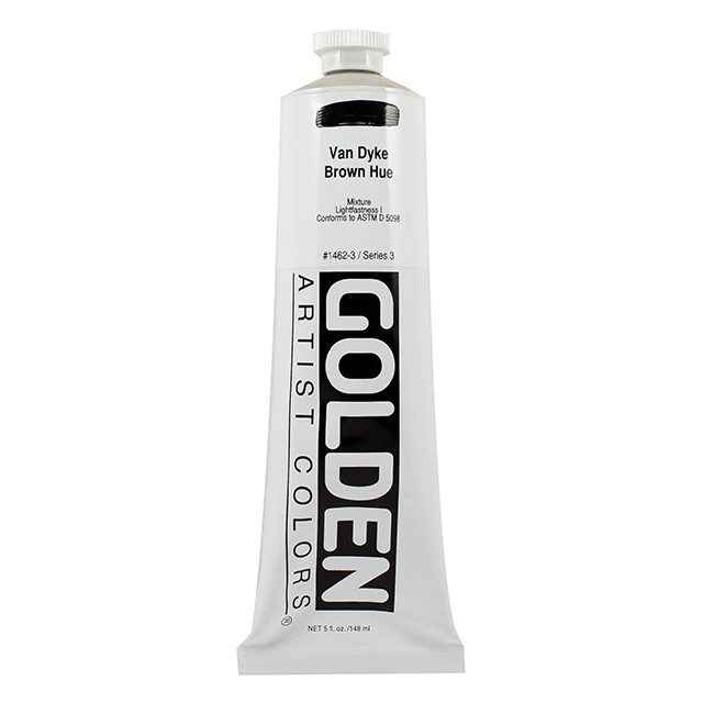 Golden Heavy Body Acrylic Vandyke Brown Hue 59ml Thumbnail