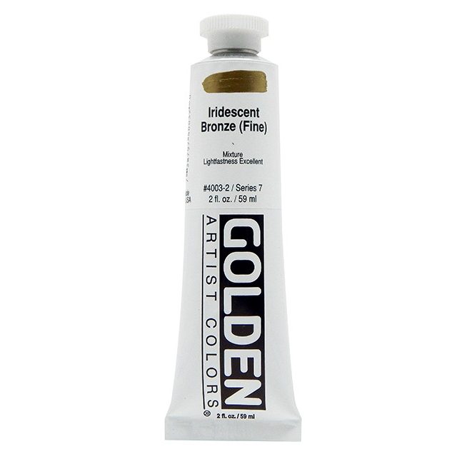 Golden Heavy Body Acrylic Iridescent Bronze Fine 59ml Thumbnail