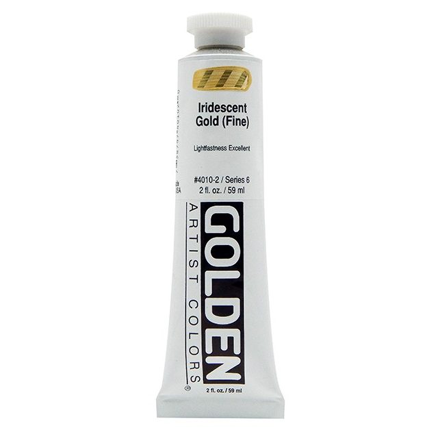 Golden Heavy Body Acrylic Iridescent Gold Fine 59ml Thumbnail