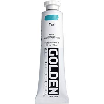 Golden Heavy Body Acrylic Teal 59ml Thumbnail