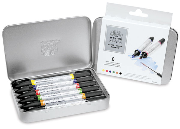 WATER COLOUR MARKER SET OF 6 Thumbnail