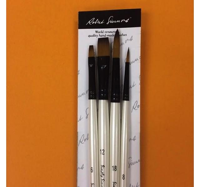 SIMPLY SIMMONS SYNTHETIC LONG HANDLE 4 PC SET Thumbnail