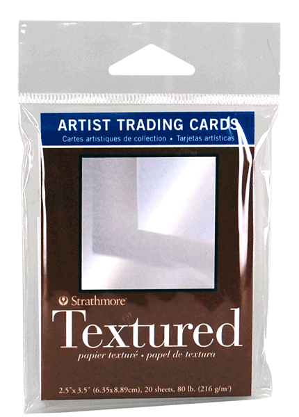 ARTISTS TRADING CARDS TEXTURED 80 lb 20 SHEETS 2.5