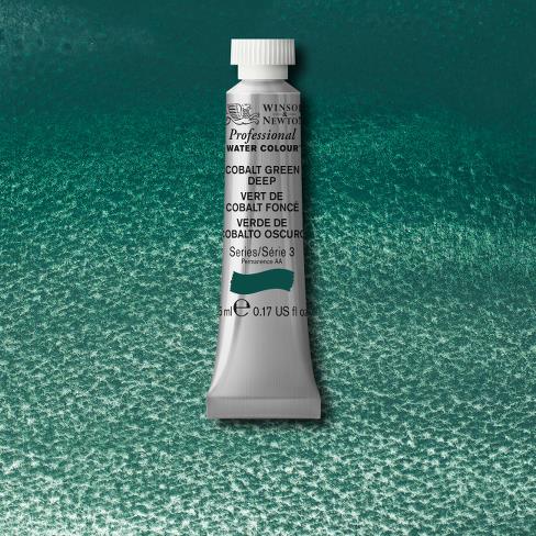 WATER COLOUR PAINT SERIES 3 COBALT GREEN DEEP LIMITED 5ml Thumbnail
