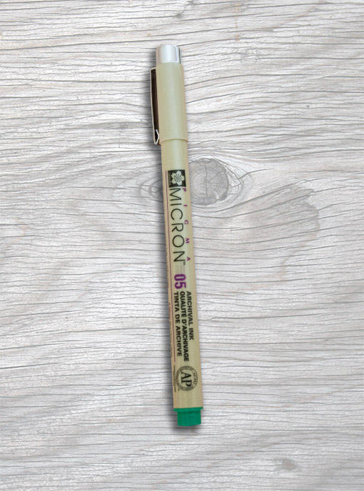 MICRON 05 PEN FOREST GREEN Thumbnail
