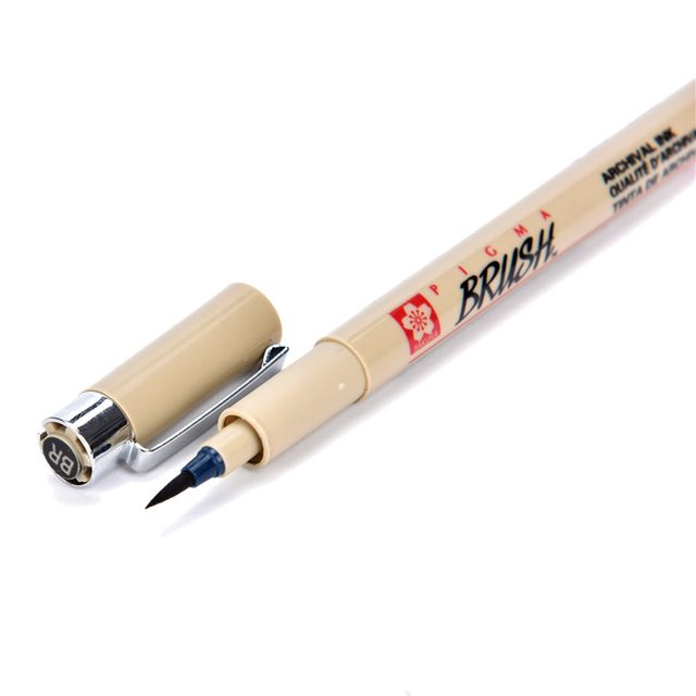 MICRON BRUSH PEN BLACK Thumbnail