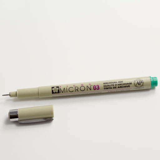 MICRON 03 PEN GREEN Thumbnail