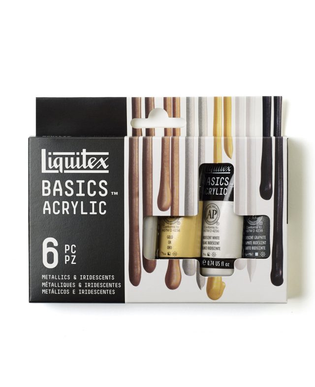 BASICS ACRYLIC METALLICS 6 pc x 22 ml Thumbnail