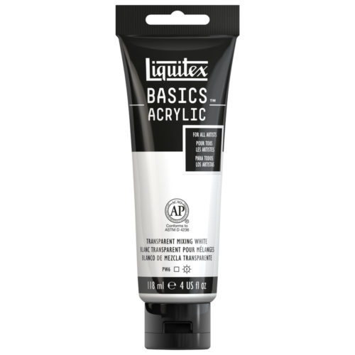 BASICS ACRYLIC TRANSPARENT MIXING WHITE 118 ml Thumbnail