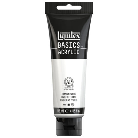 BASICS ACRYLIC TITANIUM WHITE 118 ml Thumbnail