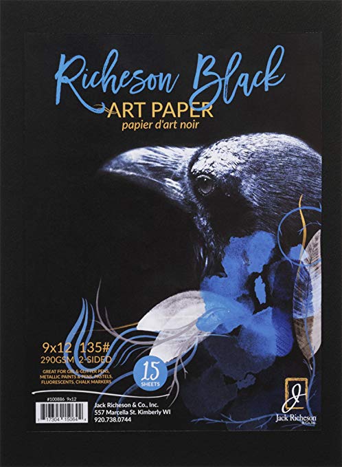 ART PAPER BLACK 50 SHEETS 9