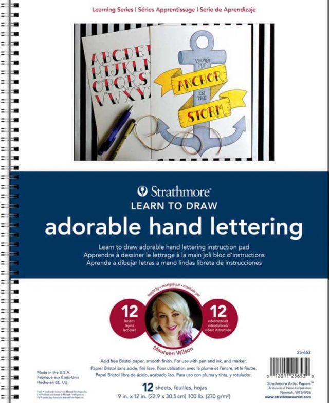 Strathmore (25-653-1) 200 Learning Series Adorable Hand Lettering Pad, 28 Sheets Thumbnail