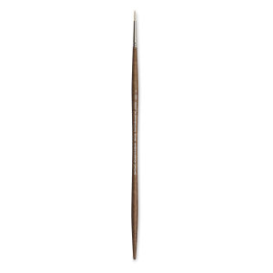 Winsor & Newton Artists' Oil Synthetic Hog Brush - Round, Size 1, Long Handle Thumbnail