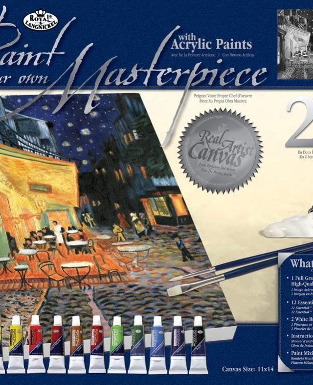 Royal & Langnickel Paint Your Own Masterpiece Painting Set, Cafe Terrace at Night Thumbnail