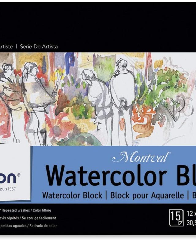 Canson Montval Watercolor Block 15 Sheets Size 12 x 16 Thumbnail