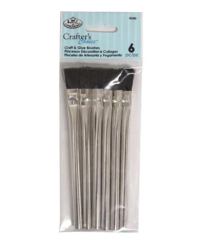 Royal & Langnickel Crafters Choice Craft and Glue Brushes, Pack of 6 Thumbnail