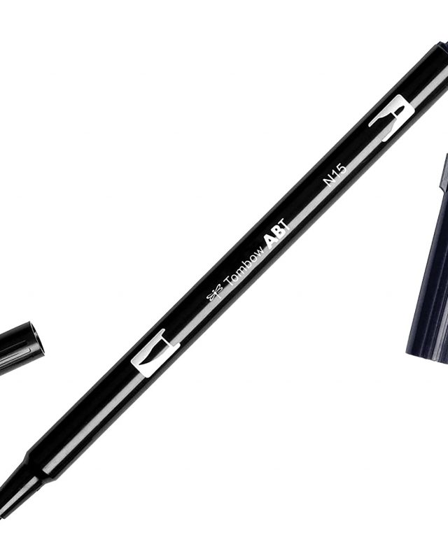 Tombow Dual Brush Pen - Black Thumbnail