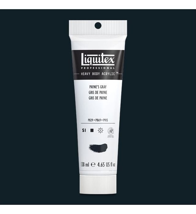Liquitex Heavy Body Artist Acrylic, Payne's Gray, 138 ml. Thumbnail