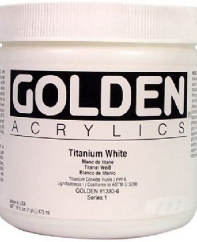 Golden 16 Oz. Jar Titanium White Thumbnail